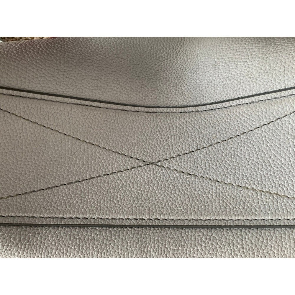 Marc Jacobs The Grind Tote Bag Grey Pebbled Leather Padlock Satchel Handbag#923 - Picture 15 of 15